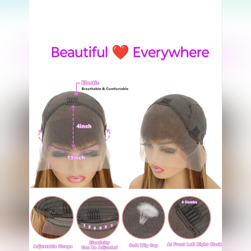Human Hair Lace Wig - Picture 5 of 5